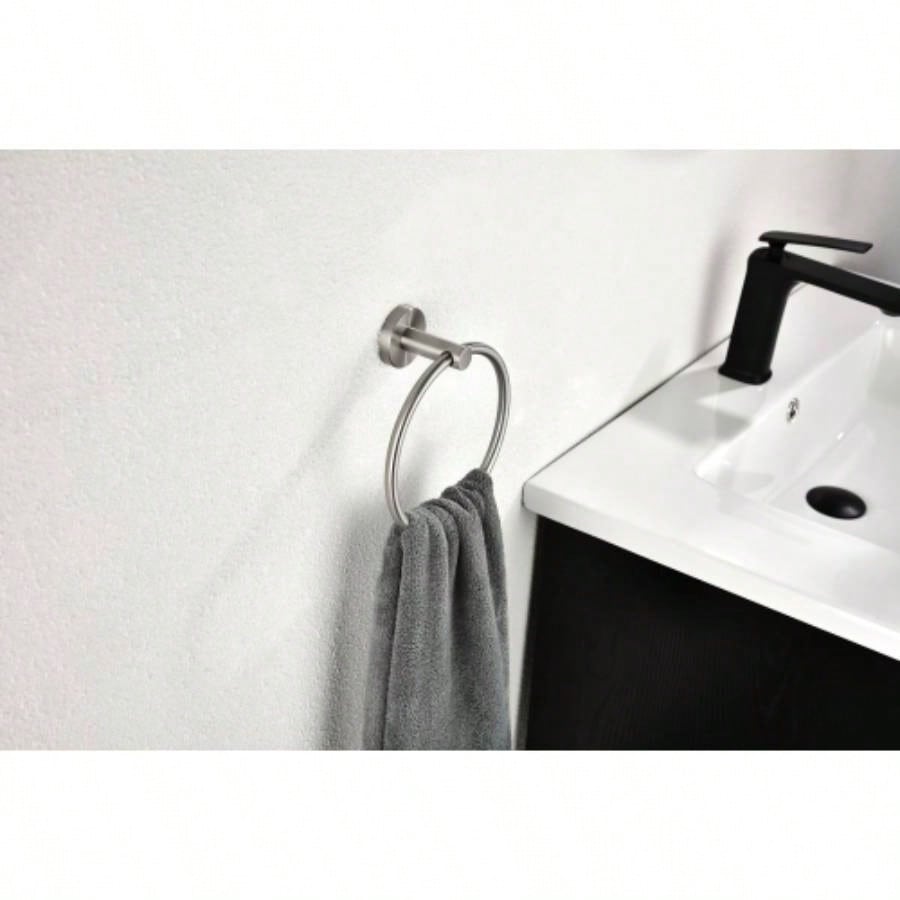 6 Piece Stainless Steel Bathroom Towel Rack Set Wall Mount