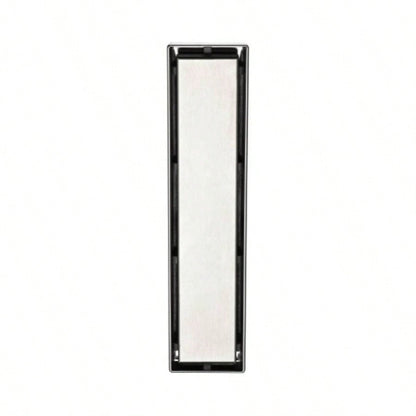 12 Inch Linear Shower Drain with Removable Cover, 304 Stainless Steel Shower Floor Drain with Hair Strainer and Leveling Feet