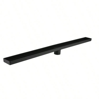30 Inches Linear Shower Drain with Removable Cover, 304 Stainless Shower Drain Included Hair Strainer and Leveling Feet