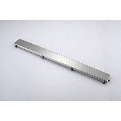 30 Inch Linear Shower Drain with Removable Cover, 304 Stainless Steel Shower Floor Drain with Hair Strainer and Leveling Feet