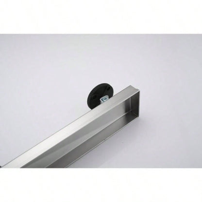 30 Inch Linear Shower Drain with Removable Cover, 304 Stainless Steel Shower Floor Drain with Hair Strainer and Leveling Feet