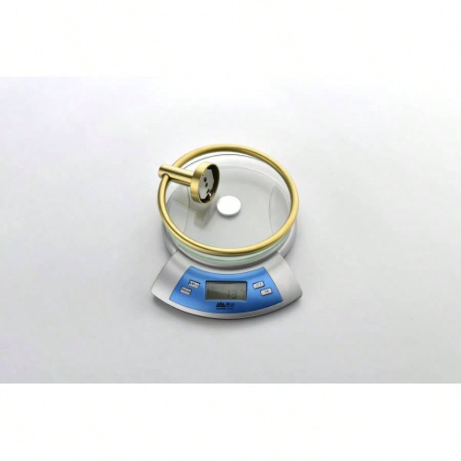 6 - Pieces Brushed Gold Bathroom Hardware Set SUS304 Stainless Steel Round Wall Mounted Includes Hand Towel Bar, Toilet Paper Holder, Robe Towel Hooks, Bathroom Accessories Kit