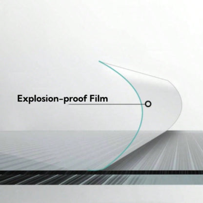 of Glass Only, 1/4 6mm Tempered Glass with Explosion - Proof Film, 24D03 - 60PGS
