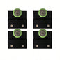 Shower Door Rollers Parts Only, 4 Pcs/Pack, Matte Black, 24D03PMBGJ