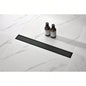 24 Inches Linear Shower Drain with Removable Cover, 304 Stainless Shower Drain Included Hair Strainer and Leveling Feet