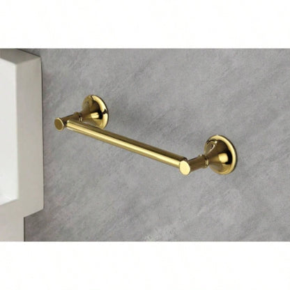 6 Piece Brass Bathroom Towel Rack Set Wall Mount