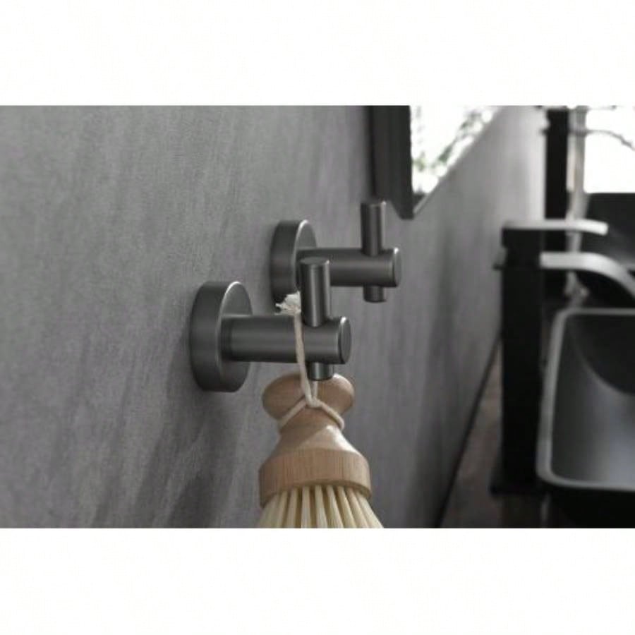 6 Piece Bathroom Towel Rack Set Wall Mount