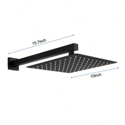 10 inch Wall Mount Rainfall Square Shower