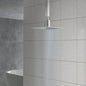 10 Square Rain Shower, Ultra - Design 304 Stainless Steel Ceiling Shower, Wall/Ceiling Mounted,