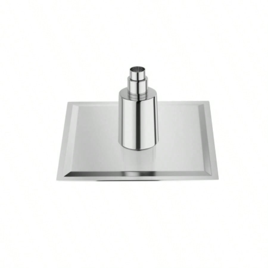10 Square Rain Shower, Ultra - Design 304 Stainless Steel Ceiling Shower, Wall/Ceiling Mounted,