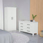 Canaan 2 - Piece Bedroom Set, Armoire+ Dresser, White