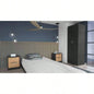 3 Piece Bedroom Set, London Armoire+ Egeo Nightstand+ Egeo Nightstand, Black/ Pine