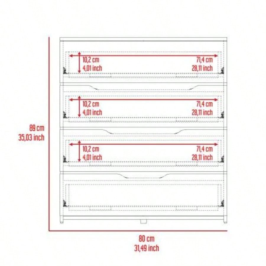 2 Piece Bedroom Set, London Armoire+ Aralia Drawer Dresser, Black/ Light Oak