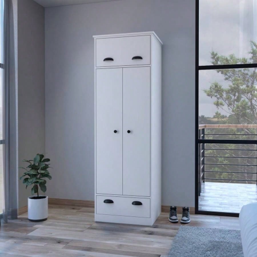 Armoire Dumas, Bedroom, White