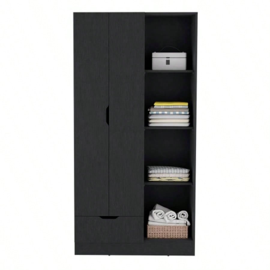 Armoire Dover, Bedroom, Black