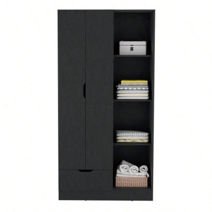 Armoire Dover, Bedroom, Black