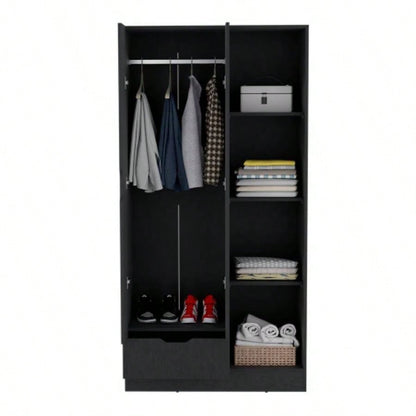 Armoire Dover, Bedroom, Black