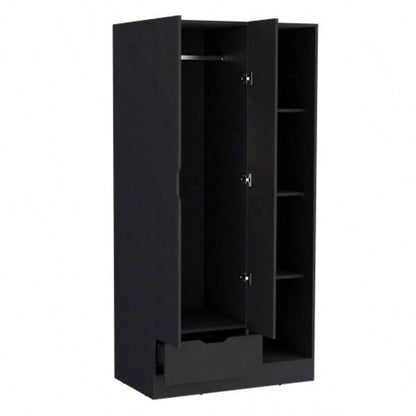 Armoire Dover, Bedroom, Black