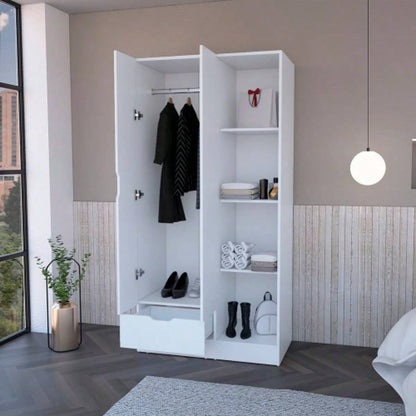 Armoire Dover, Bedroom, White