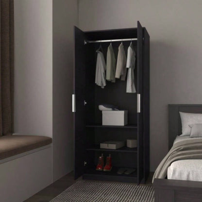 Trappe Armoire, Bedroom, Black