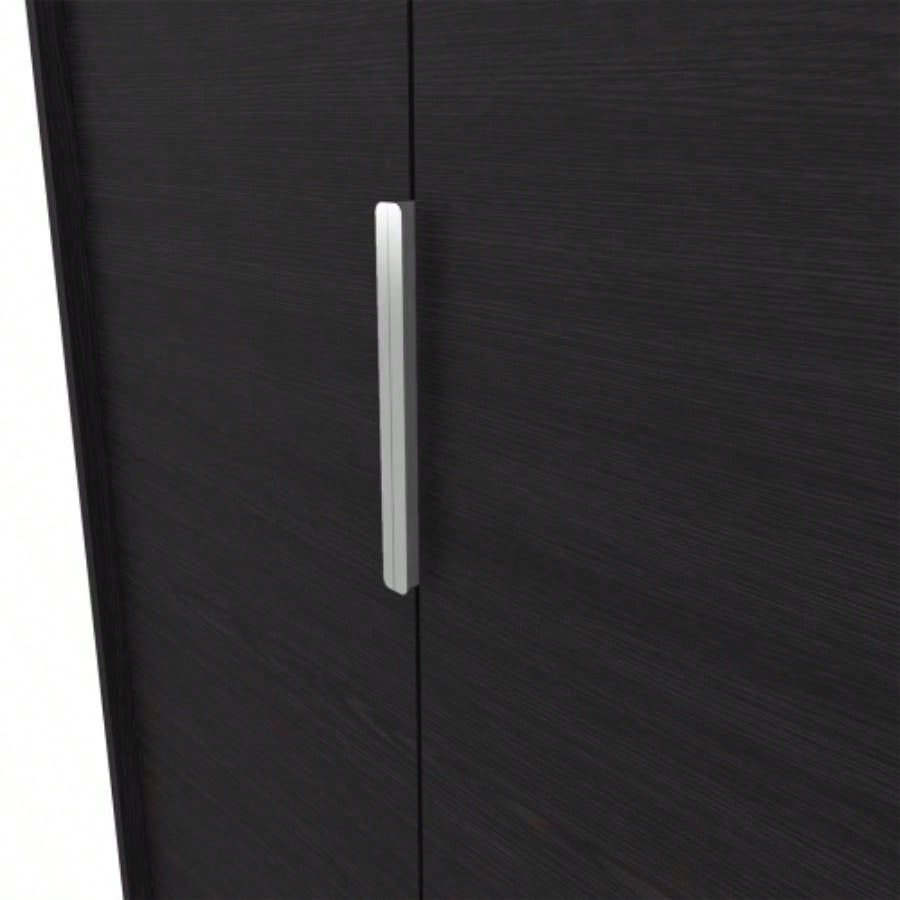 Trappe Armoire, Bedroom, Black