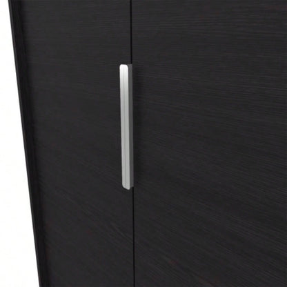 Trappe Armoire, Bedroom, Black