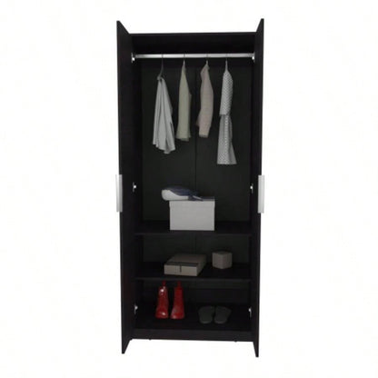 Trappe Armoire, Bedroom, Black
