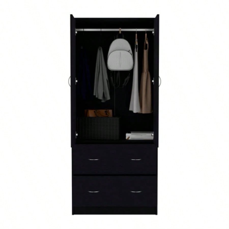 Armoire Edie, Bedroom, Black