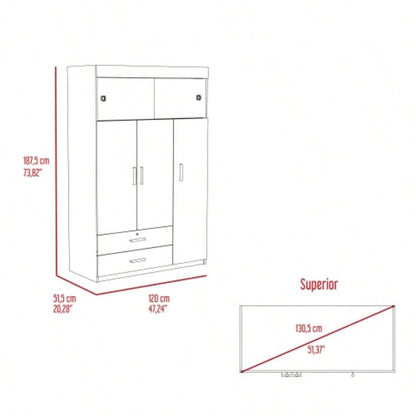 Tucson Armoire, Two Drawers