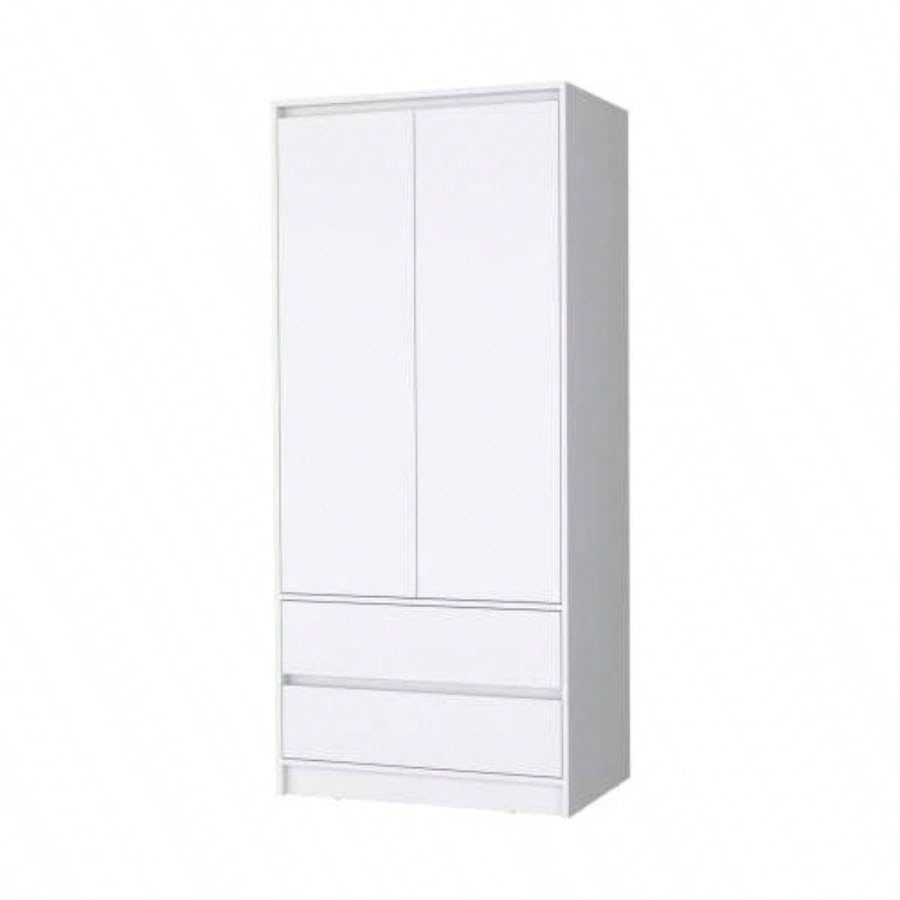 White 2 - Drawer Armoire