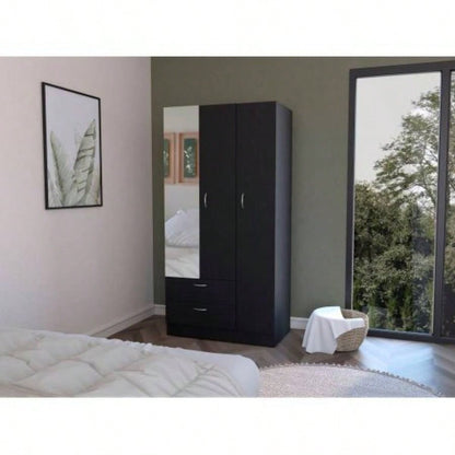 Armoire Haddam, Bedroom, Black