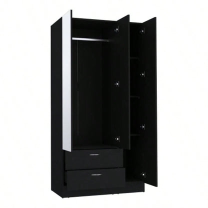 Armoire Haddam, Bedroom, Black