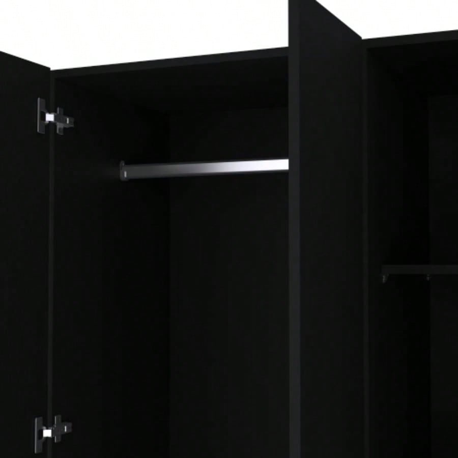 Armoire Haddam, Bedroom, Black