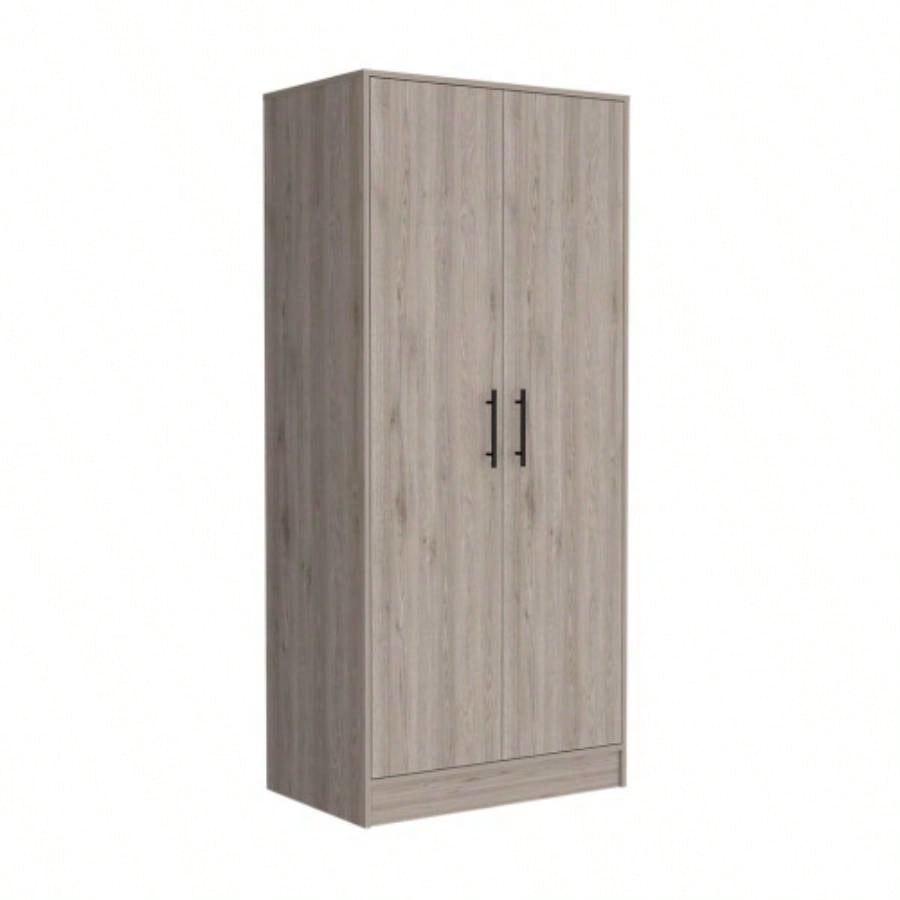 180 Armoire Beery, Bedroom, Light Gray