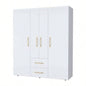 White All - In - One 2 - Door Armoire