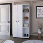 White 1 - Drawer Armoire Closet