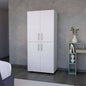 White 4 - Door Armoire