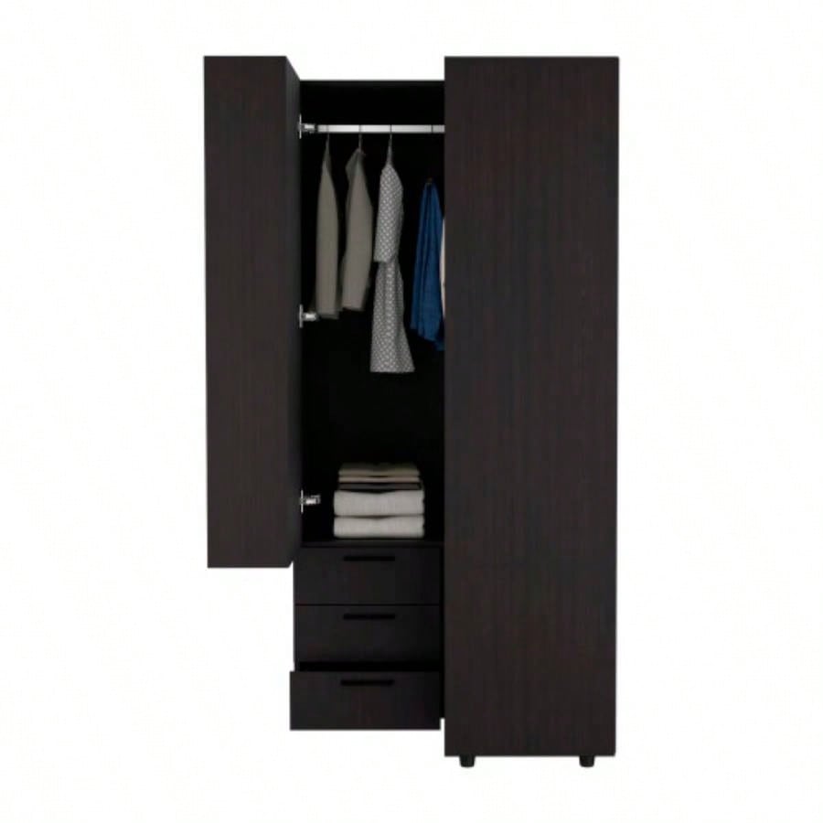 Ursine Armoire, Bedroom, Black