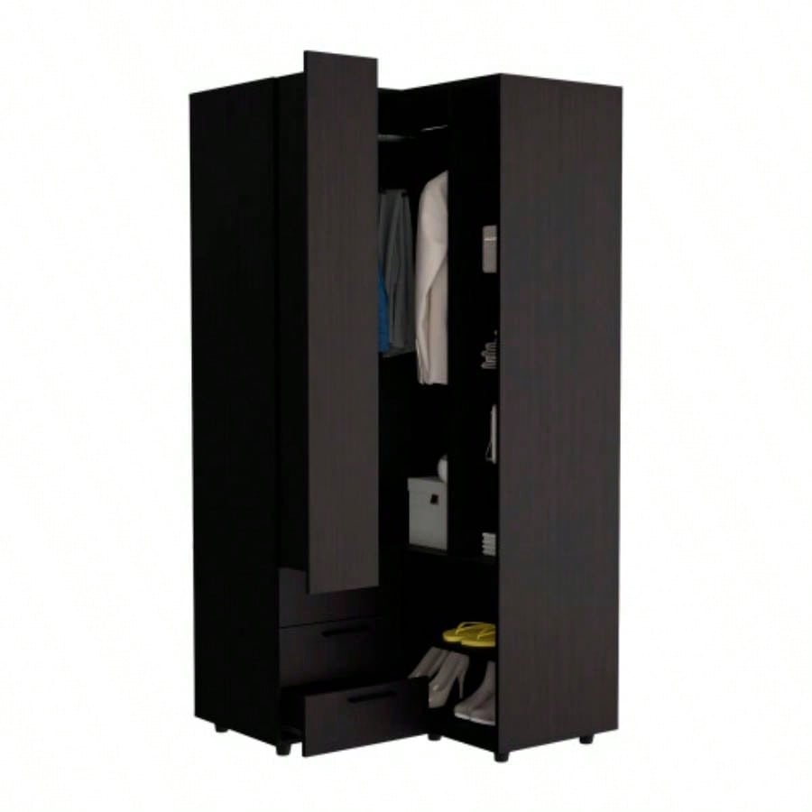 Ursine Armoire, Bedroom, Black