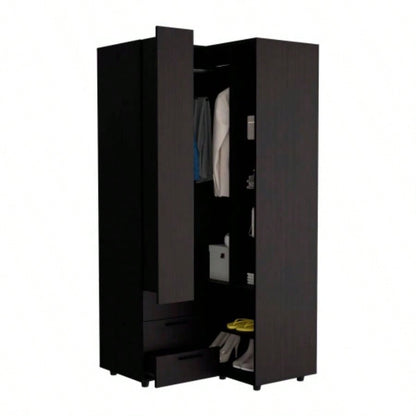 Ursine Armoire, Bedroom, Black