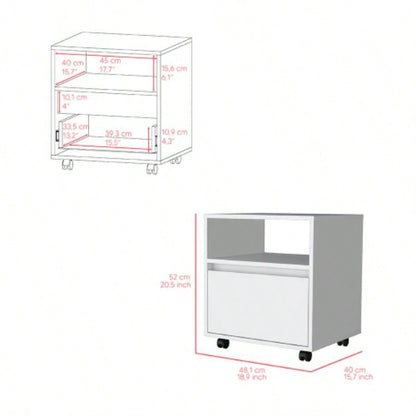 Beloit 3 Piece Bedroom Set, Nightstand+ Dresser+ Armoire, White