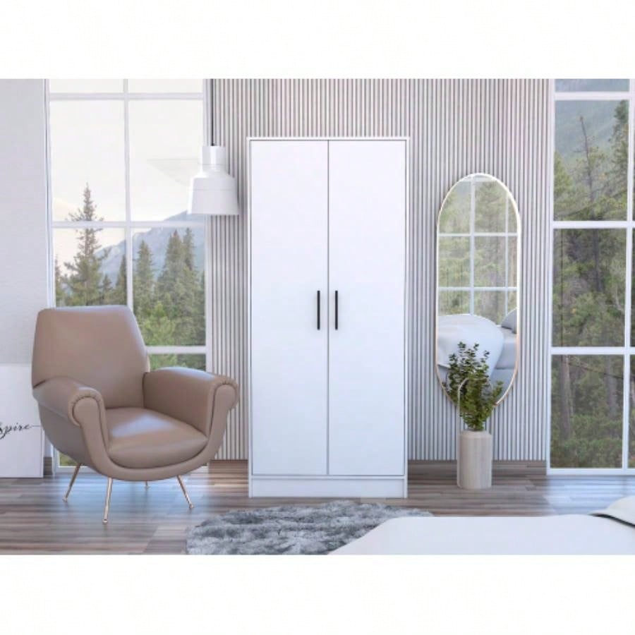 Conway Rectangle Armoire White