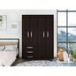 Isla Vista 3 - Drawer Armoire Black Wengue