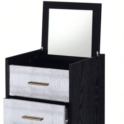 Myles Black, Silver Gold Jewelry Armoire