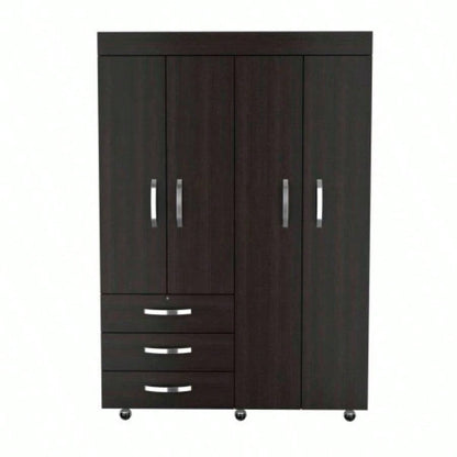 Isla Vista 3 - Drawer Armoire Black Wengue