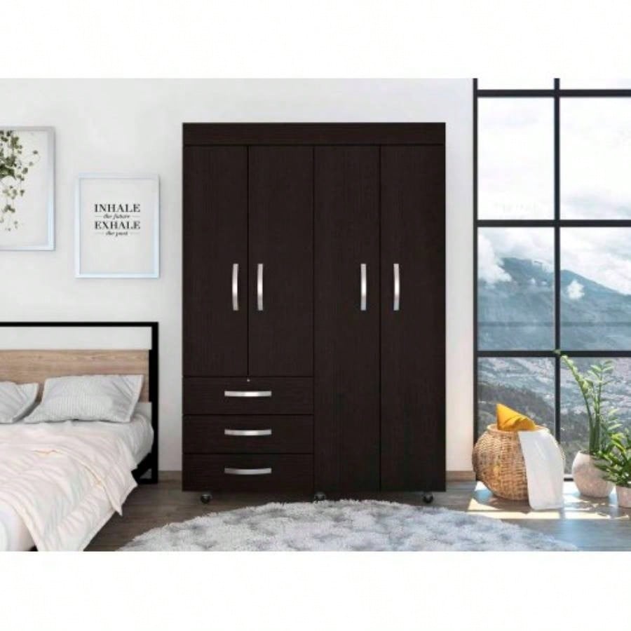 Isla Vista 3 - Drawer Armoire Black Wengue
