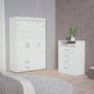 Omaha 2 - Piece Armoire and Dresser, White