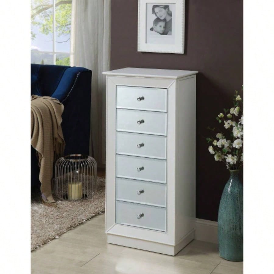 Talor White Jewelry Armoire