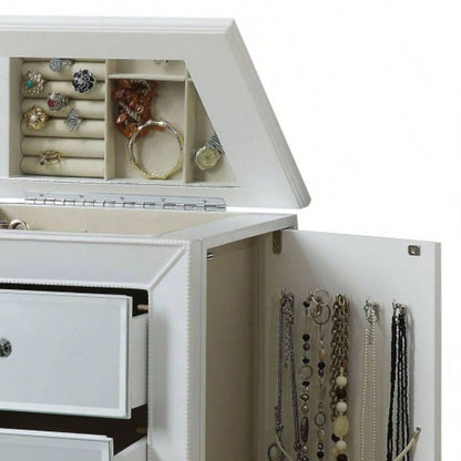 Talor White Jewelry Armoire