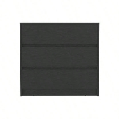 Lewes 2 Piece Bedroom Set, Dresser+ Armoire, Black